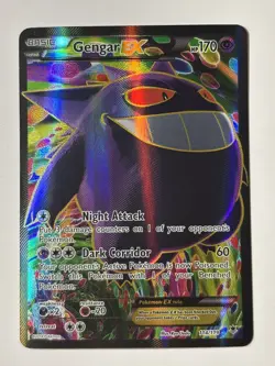2014 Pokemon Gengar EX 114/119 XY Phantom Forces (Light Play Read Description) - Image 1