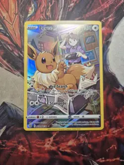 Eevee TG11/TG30 Pokemon Brilliant Stars Trainer Gallery Holo NM Near Mint - Image 1