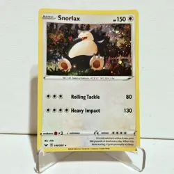 SNORLAX 140/202 COSMOS HOLO SWSH SWORD & SHIELD BASE SET PROMO POKEMON NM/M - Image 2