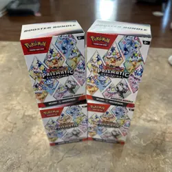 Pokemon - Prismatic Evolutions Booster Bundle Lot of x4 (SEALED) - In Hand - Image 1