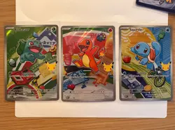 Pokemon TCG First Partner Illustration Collection Series 1 Kanto GEN 1 Starters✨ - Image 1