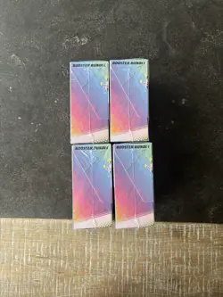 Pokemon TCG Scarlet And Violet Prismatic Evolutions Booster Bundle Lot X4 Sealed - Image 4