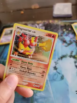 Pokemon TCG Magmortar Secret Wonders 31/132 Exclusive Cosmos Holo Rare W11 - Image 2