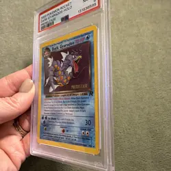 2000 Pokemon Rocket PRERELEASE: DARK GYARADOS-HOLO #8/82 PSA 8 - Image 3