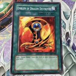 Yu-Gi-Oh! Elmblem of Dragon Destroyer Common MFC-090 LP Unlimited - Image 1