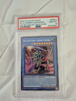 2023 Yu-Gi-Ho 1st Edition Black Luster Soldier Maze-en011 Psa 10 - Image 1