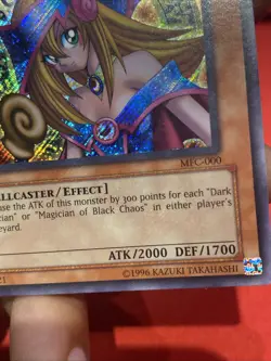 MISPRINT Dark Magician Girl MFC-000 Secret RARE Unlimited HOLO BLEED - Image 2