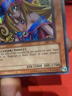 MISPRINT Dark Magician Girl MFC-000 Secret RARE Unlimited HOLO BLEED - Image 3