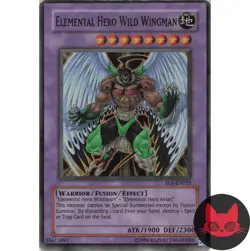 Yugioh Elemental HERO Wild Wingman EOJ-EN035 Super Rare MP - Image 1