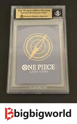One Piece CCG Monkey.D.Luffy 3rd Anniversary Event Winner Promo ST01-012 BGS 10 - Image 2