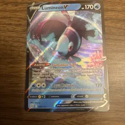 Pokemon TCG Lumineon V Ultra Rare Brilliant Stars 040/172 Full Art NM/M - Image 2