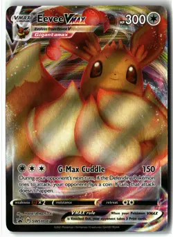 Eevee VMAX ⭐ SWSH087 Holo Promo SWSH Black Star 2019 Pokemon NM - Image 1