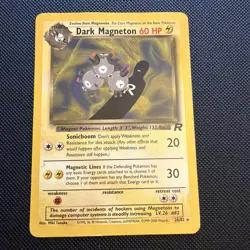 Dark Magneton - Team Rocket - Rare - 28/82 - Pokemon - MP - Image 1