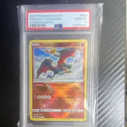Pokemon TCG Radiant Charizard Crown Zenith Radiant Rare Holo PSA 10 020/159 - Image 1