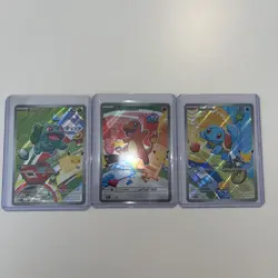 Pokemon 30th Series 1 First PartnerSet Bulbasaur 037 Charmander 038 Squirtle 039 - Image 1