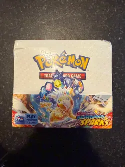 Pokemon TCG Scarlet & Violet Surging Sparks Booster Box 36 Packs Slight Damage - Image 1