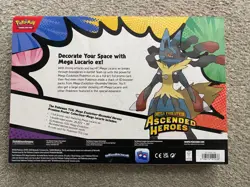 Pokemon Mega Evolution Ascended Heroes Premium Poster Collection Mega Lucario - Image 2