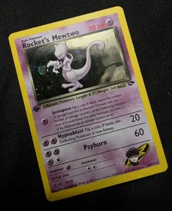 Rocket's Mewtwo Gym Challenge Holo First Edition 14/132 - Image 2