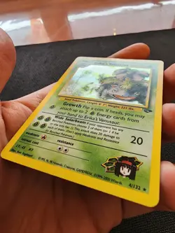 Erika's Venusaur - 4/132 - Cosmos Holo - Swirl - Gym Challenge (2000) - Pokemon - Image 4