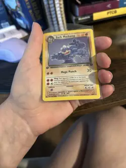 Pokemon 1st Edition Dark Machamp 10/82 Team Rocket Holo Swirl WOTC Vintage - Image 5