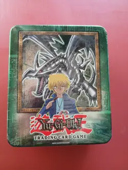 Yu-Gi-Oh RARE VINTAGE SEALED Red Eyes Black Dragon Joey Tin 5 Packs 1 Variant - Image 1
