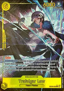 Trafalgar Law EB03-062 Alternate Art One Piece Card Game English NM - Image 1