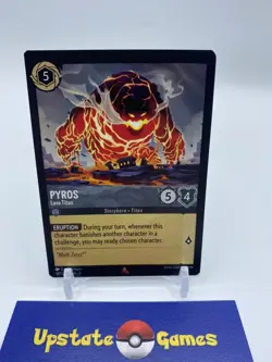 Pyros 187/204 Rare NON-FOIL Disney Lorcana - Into the Inklands NM - Image 1