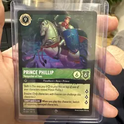 NON FOIL - PRINCE PHILLIP VANQUISHER OF FOES 87/204 SUPER RARE - Disney Lorcana - Image 1