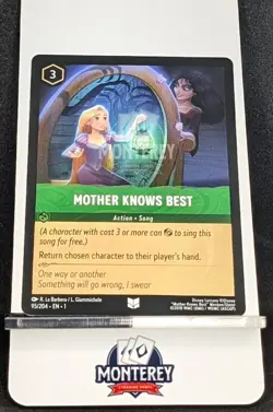 MOTHER KNOWS BEST NM-MINT Disney Lorcana TCG non holo 95/204 EN1 - Image 1