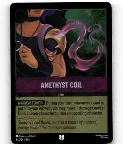 FOIL - Disney Lorcana Amethyst Coil 84/204 - Archazia's Island - Image 1