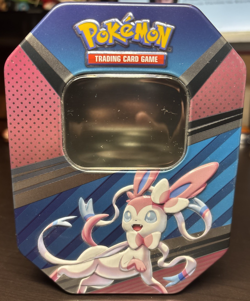 Pokemon TCG Sylveon Tin Empty Storage Case Collectible Metal Box NO CARDS - Image 1