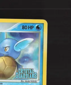 Wartortle 43/100 EX Crystal Guardians Reverse Holo Stamped Pokemon Card DMG - Image 4