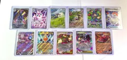 Pokemon TCG Full Art Lot of 11 Cards Pack Fresh Mint Condition - Image 1