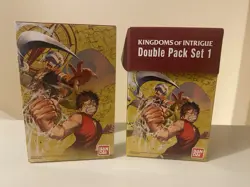 *EMPTY* Kingdoms Of Intrigue Double Pack Set 1 One Piece Trading Card Deck Box - Image 2