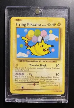 Pokemon TCG XY Evolutions: Flying Pikachu Secret Rare Card #110/108 - Image 1