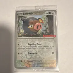 Pokemon Lechonk 154/198 SV01 Scarlet & Violet Promo GameStop Reverse Holo Card - Image 1
