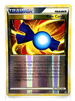 Rare Candy 82/95 Reverse Holo Pokemon Card 2010 Unleashed LP/MP - Image 1