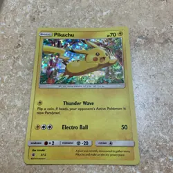 Pokemon Pikachu Holo Card 2016 McDonald's Promo 5/12 LP Great Condition - Image 2