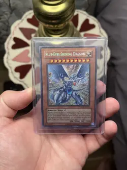 Yu-Gi-Oh! TCG Blue-Eyes Shining Dragon Secret Rare Card RP02-EN096 - Image 1