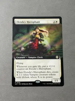 Elenda's Hierophant NM Extended Art MTG Lost Caverns of Ixalan Unplayed Magic - Image 1