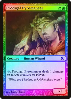 Prodigal Pyromancer FOIL 10th Edition NM Red Common MAGIC MTG CARD ABUGames - Image 1