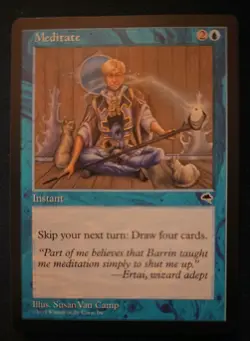 🔵 MTG 🪄 Meditate ✨ Tempest - Image 1