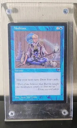 🔵 MTG 🪄 Meditate ✨ Tempest - Image 2