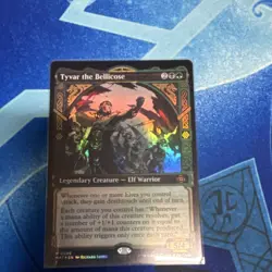 Magic: The Gathering Tyvar the Bellicose March of the Machine Foil Showcase Rare - Image 1