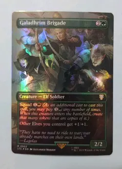 Galadhrim Brigade (Borderless) LOTR Foil MTG Magic the Gathering - Image 2