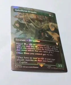 Galadhrim Brigade (Borderless) LOTR Foil MTG Magic the Gathering - Image 4