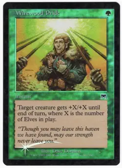 Wirewood Pride 2002 Onslaught FOIL Green Common Instant MTG SP - NM AZ1 - Image 1