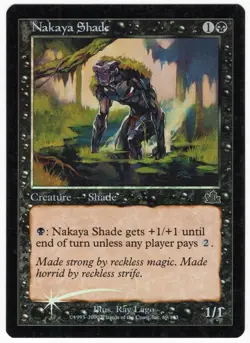 Nakaya Shade 2000 Prophecy FOIL Black Uncommon Creature MTG NM AZ1 - Image 1