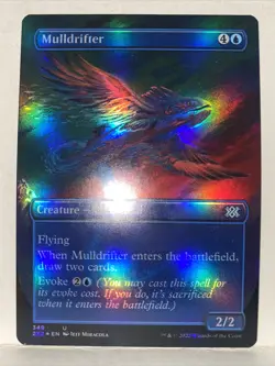 MTG Foil Mulldrifter Extended Borderless Double Masters 2022 NM - Image 2