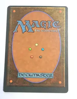 Magic The Gathering Ice Age Snow-Covered Plains Land Miscut/Misprint Excellent - Image 2